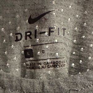 Nike Dri-FIT Gray Activewear Top